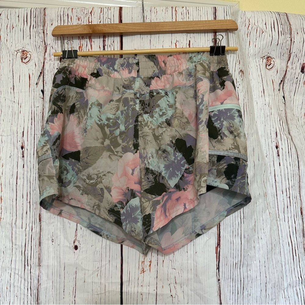 Fabletics Floral Running Shorts - Picture 2 of 5